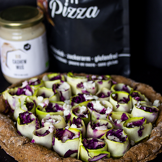 Torta di zucchine, radicchio e feta Torta di zucchine, radicchio e feta