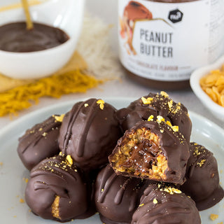 Palline al cioccolato e burro di arachidi Palline al cioccolato e burro di arachidi