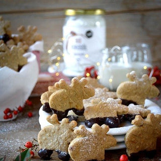 Biscotti a forma di renna Biscotti a forma di renna