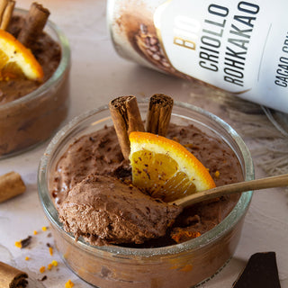 Mousse cioccolato e arancia Mousse cioccolato e arancia
