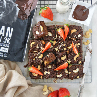 Brownie proteici vegani Brownie proteici vegani