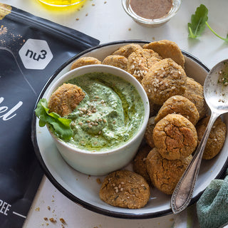 Fit falafel con crema di rucola Fit falafel con crema di rucola