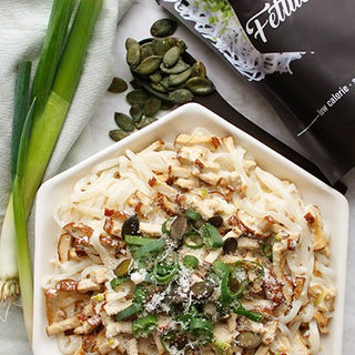 Carbonara vegetariana e low carb Carbonara vegetariana e low carb