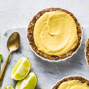 Cheesecake al lime senza glutine e vegan Cheesecake al lime senza glutine e vegan