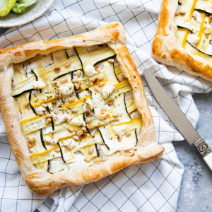 Torta salata vegana con zucchine e patate Torta salata vegana con zucchine e patate