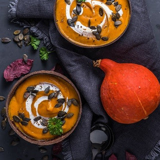Zuppa di zucca con patate e carote Zuppa di zucca con patate e carote