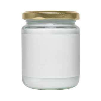 Olio di cocco in barattolo