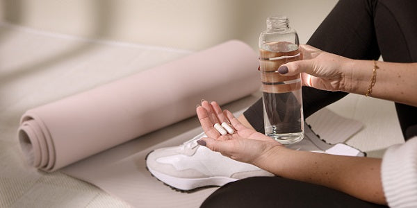 Assunzione di nu3 BCAA in capsule con acqua