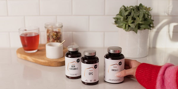 nu3 OPC con nu3 MSM e nu3 Omega-3 in cucina