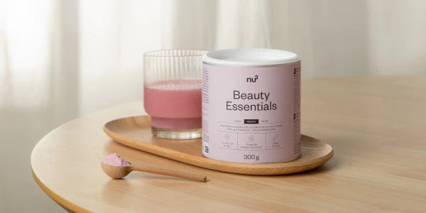 Bicchiere con Beauty essentials nu3