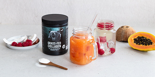 Frullati di bellezza con il collagene grass-fed di nu3