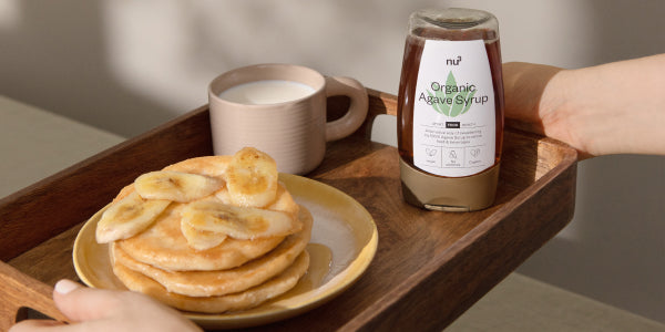 ciroppo d'agave a colazione sui pancake