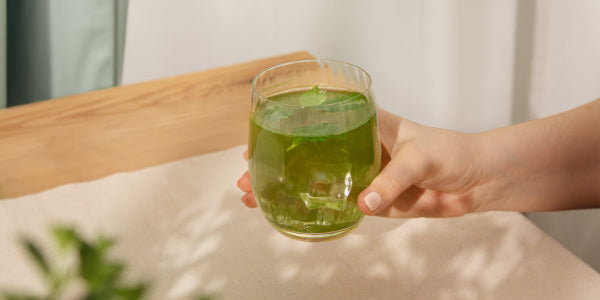 Clorella con acqua