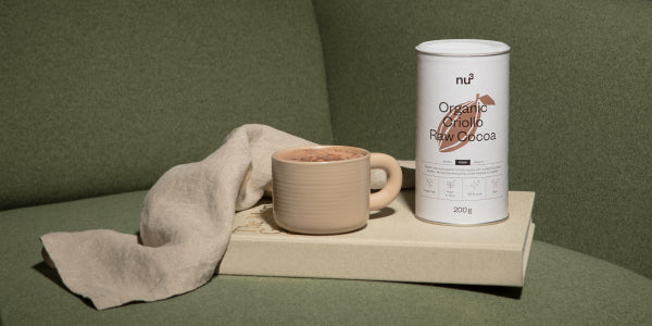 Cacao crudo criollo bio nu3 con cioccolata