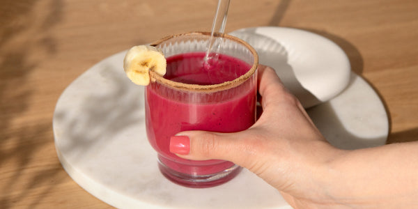 Smoothie con polvere di guaranà