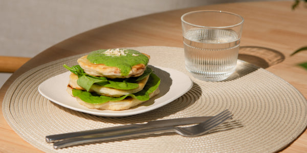 Fit pancake con matcha