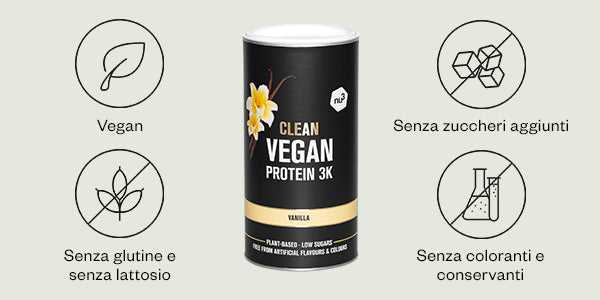 Vantaggi del Clean Vegan 3k nu3