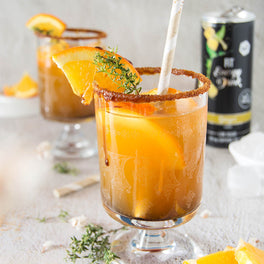 Mocktail all'arancia e zenzero