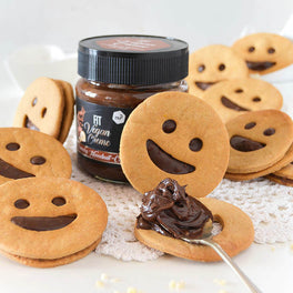 Biscotti smile con cioccolato