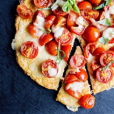 Pizza di cavolfiore ipocalorica