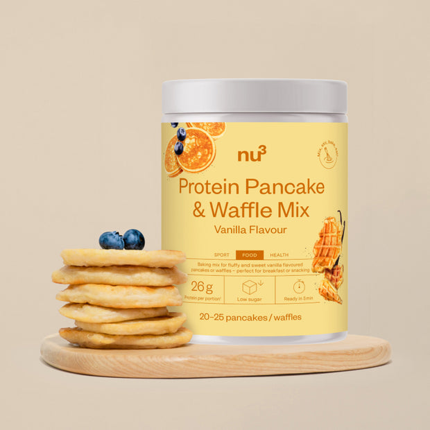 nu3 Protein pancake e waffle mix, miscela per impasto