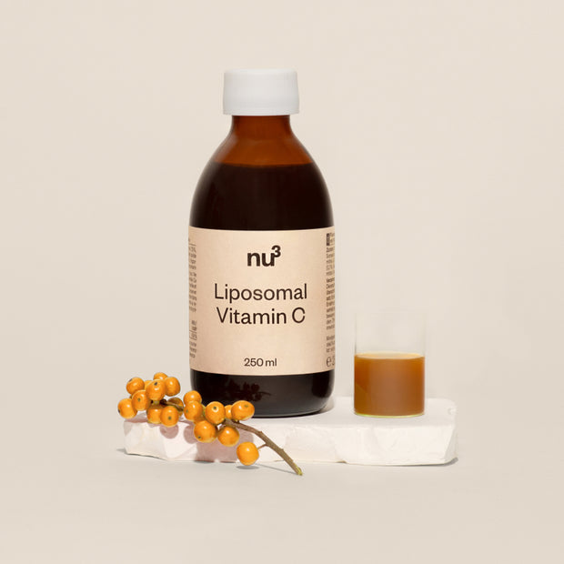 nu3 Vitamina C liposomiale - flacone e misurino