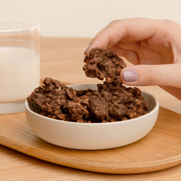 nu3 Fit protein crossies, rose del deserto al cioccolato