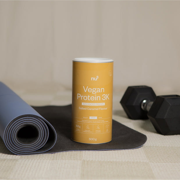 nu3 Vegan 3K al caramello salato dopo lo sport