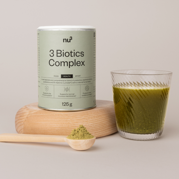 3 Biotics Complex con pianta su pietra