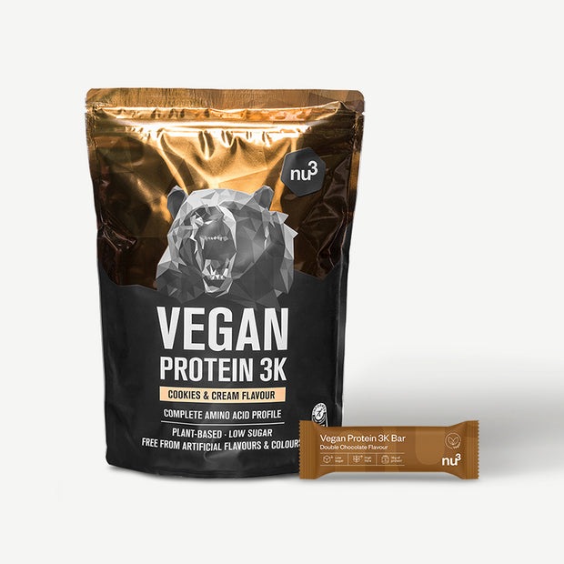 nu3 Vegan Protein 3K + Vegan Protein 3K Bar
