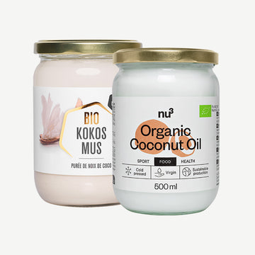 nu3 Olio di cocco bio + nu3 Crema di cocco bio